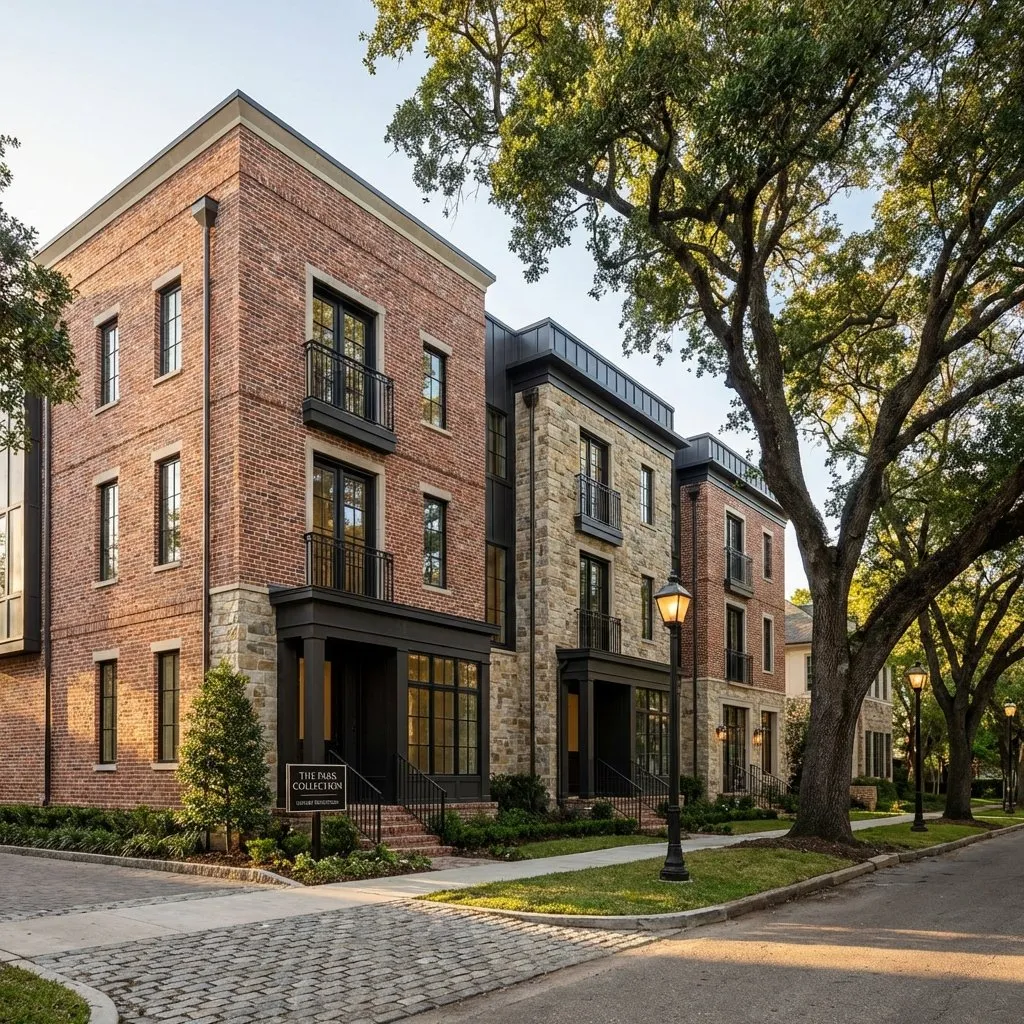 Modern infill development in Calgary
